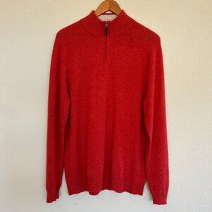 Club Room Estate Cashmere Quarter Zip - Mens Size Small (fits like a medium)